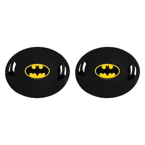 26 in. Downhill Pro Round Batman Plastic Saucer Disc Snow Sled (2-Pack)