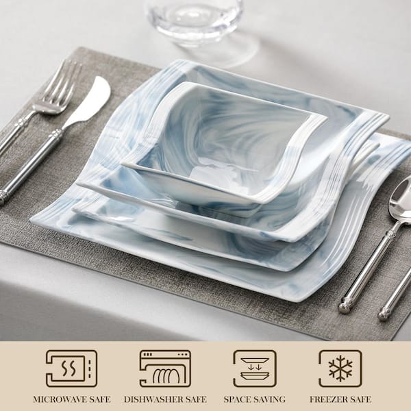 MALACASA Flora 12-Piece Porcelain Dinner Set (Service for 6) - On Sale -  Bed Bath & Beyond - 31647503