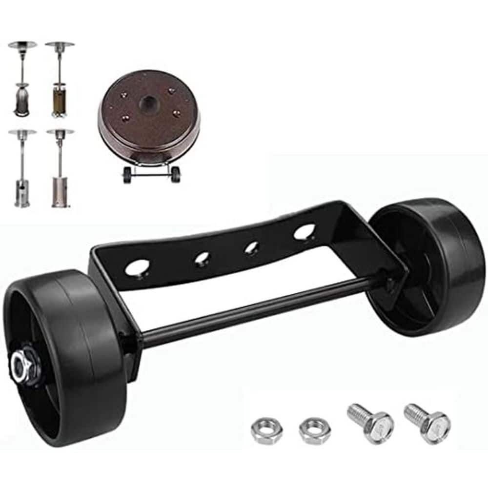 Universal Patio Heater Wheel Kit Outdoor Gas Heater Replacement Movable Wheels Easy Install for Umbrella Heater price history on PriceWatchPro