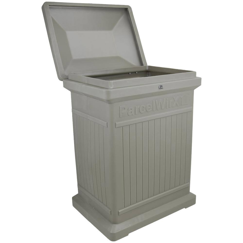 Prestige Pewter Lockable Plastic Package Delivery Box
