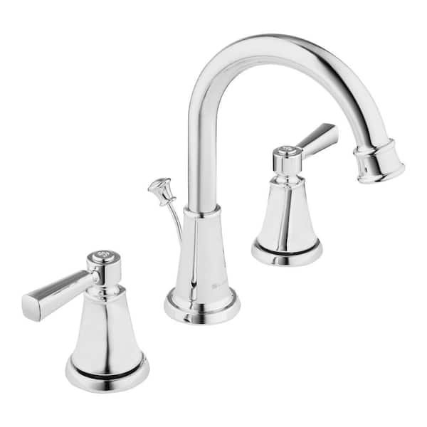 Glacier Bay Melina 8 in. Widespread Double-Handle High-Arc 