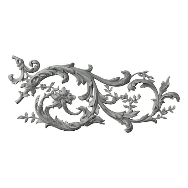 Ekena Millwork 1.38 in. x 30.5 in. x 13.75 in. Polyurethane Applique & Onlay Moulding