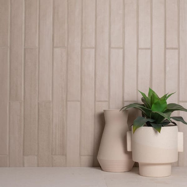 Adobe 2 in. x 16 in. Tumbleweed Matte Glazed Porcelain Subway Wall and Floor Tile (8.61 sq. ft/case)