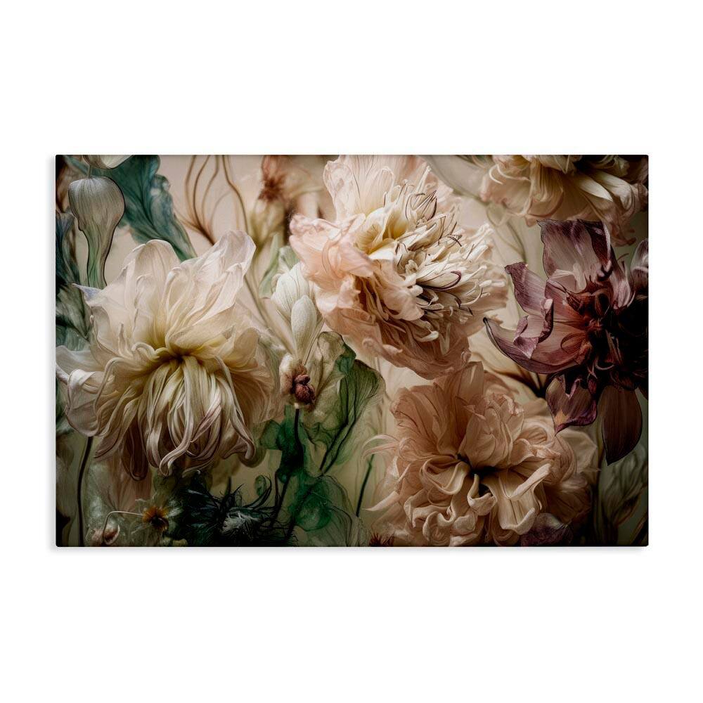 Blush Toned Flowers by Incado Unframed Nature Graphic Art Print 20 in. x 30 in. price history on PriceWatchPro
