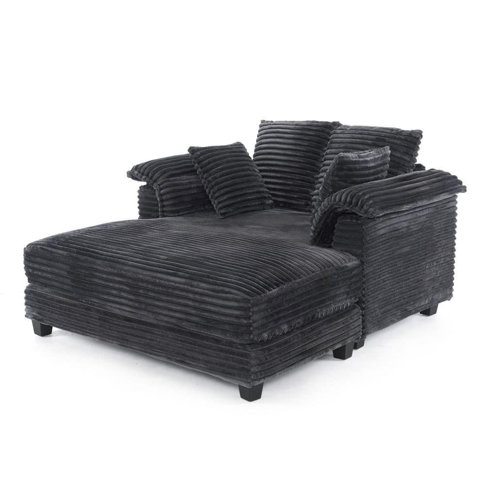 Dark Gray Corduroy Velvet Full Size Sofa Bed - rated 4.0625 stars from 16 reviews