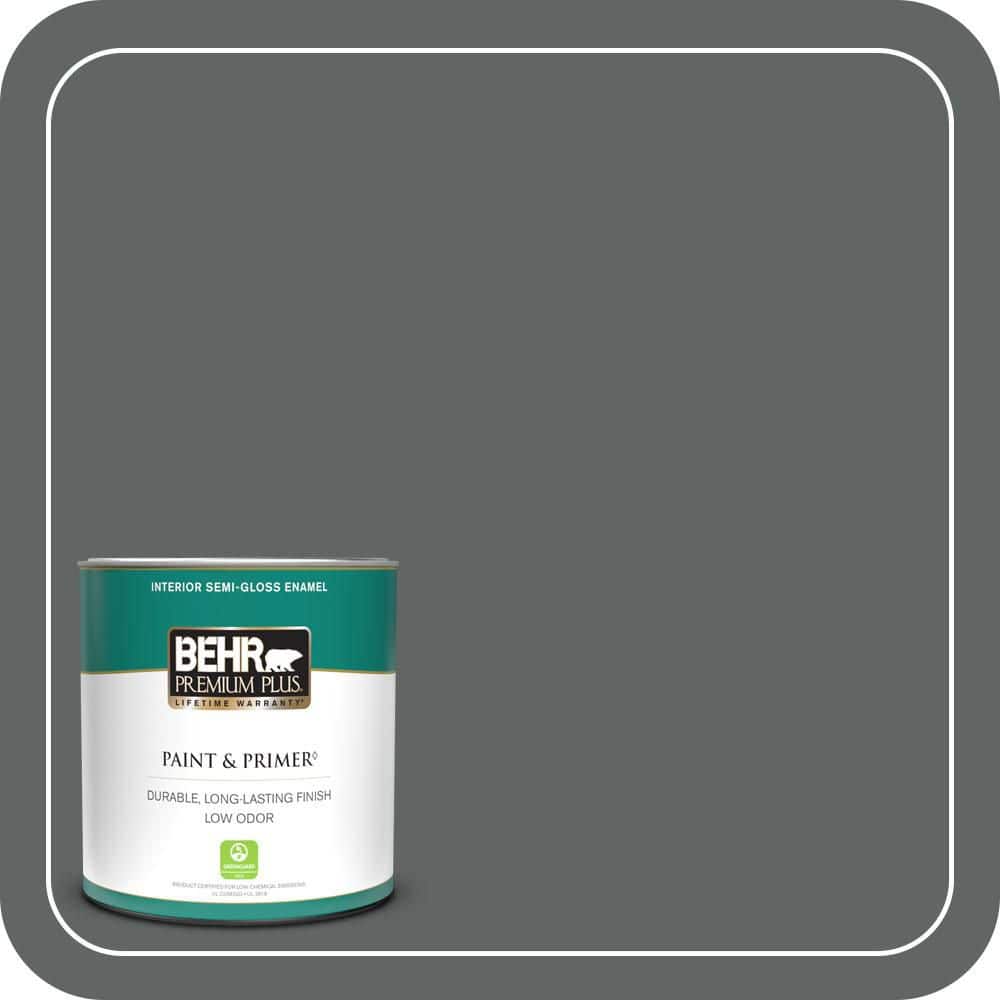 1 qt. Home Decorators Collection #HDC-MD-28 Cordite Semi-Gloss Enamel Low Odor Interior Paint & Primer product image for price tracking