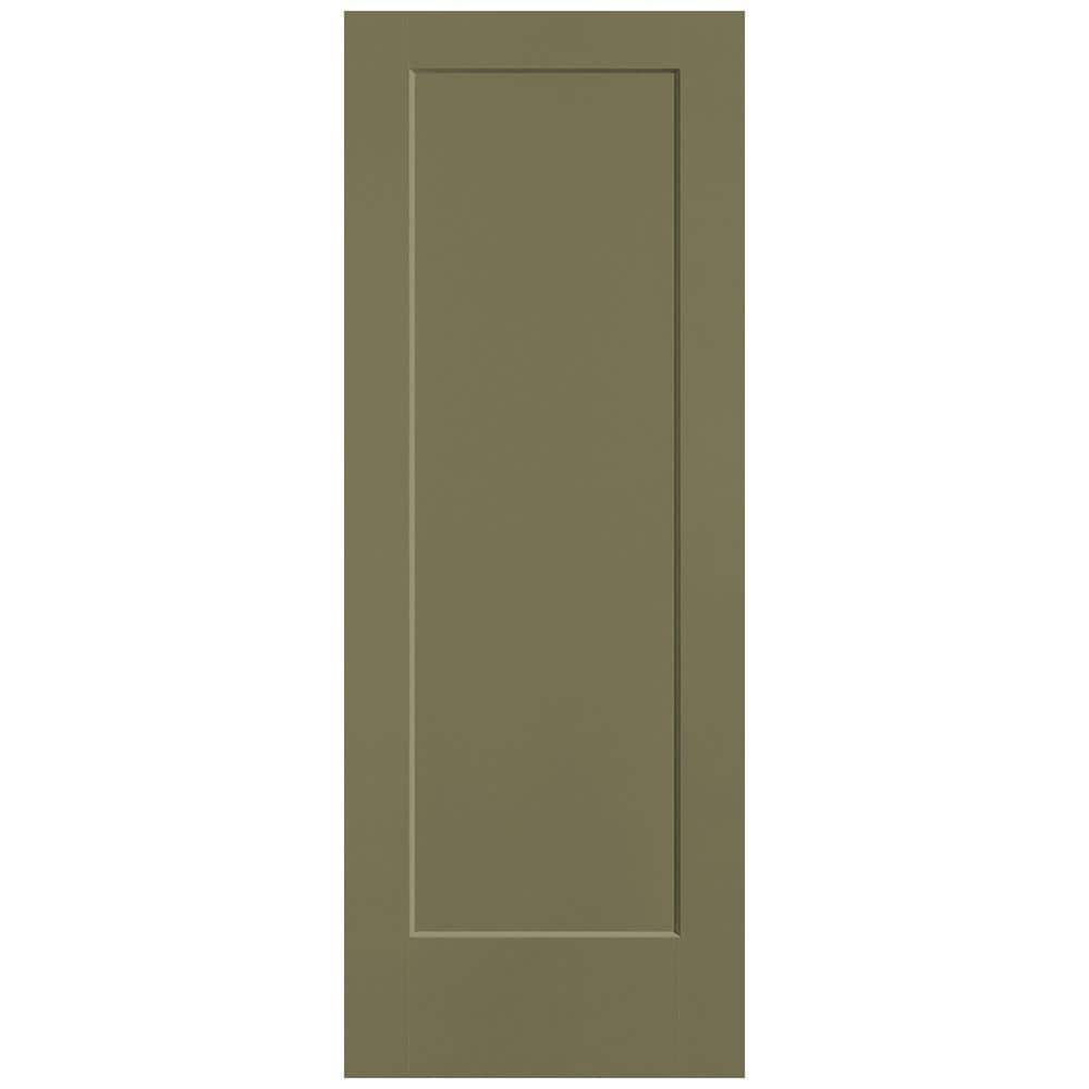 30 in. x 80 in. 1-Panel Lincoln Park Single Bore Solid Core Truly Olive Molded Composite Interior Door Slab price history on PriceWatchPro