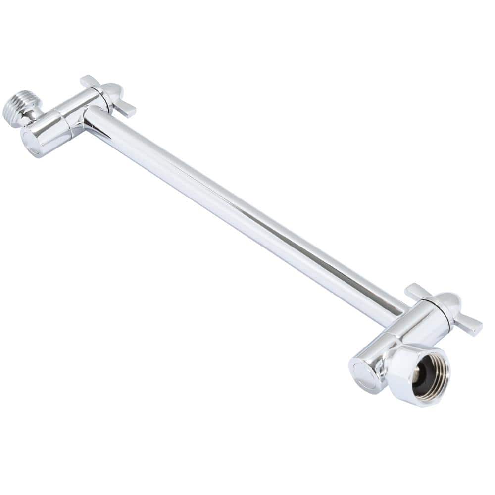 Chrome Adjustable 12-Inch Shower Arm Extension