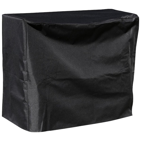 Sunnydaze 2 ft. Firewood Log Rack Cover in Black
