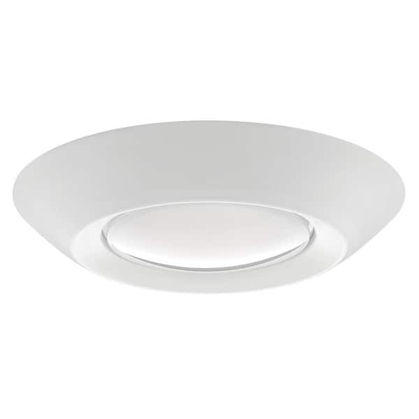 ETi 5 in./6 in. 20-Watt 3000K Soft White Integrated LED Recessed Trim Disk Light 1500 Lumen Mount into Recessed Can or J-Box