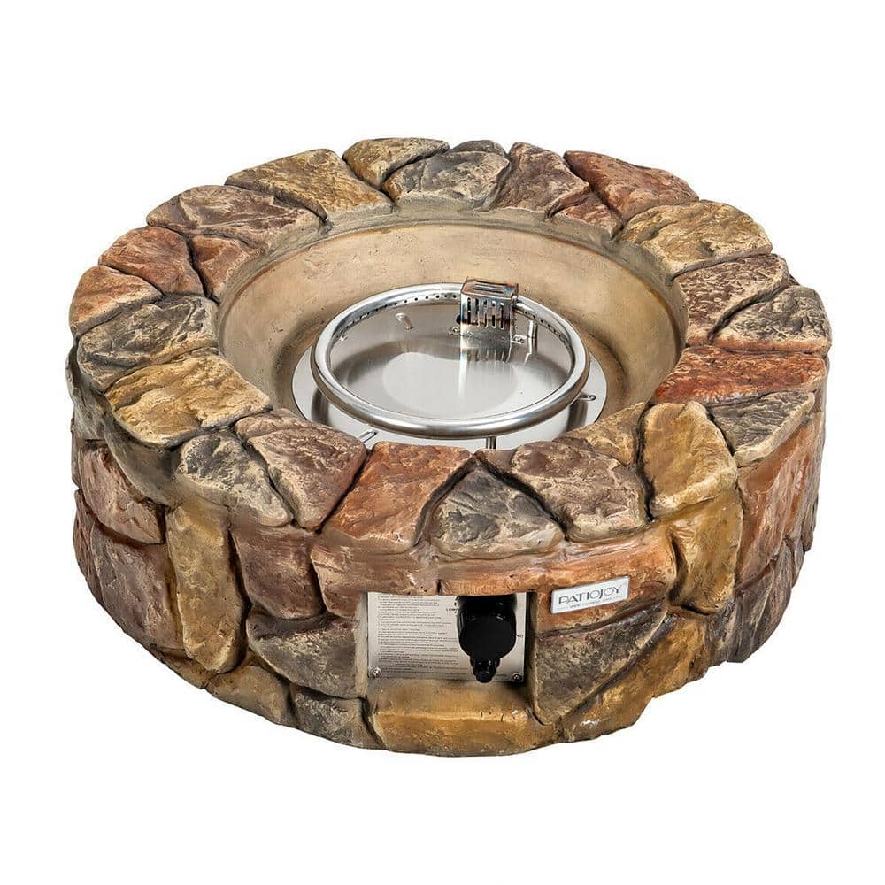 Reviews for SUNRINX 28 in. 40000 BTU Stone Gas Stove Fire Pit for