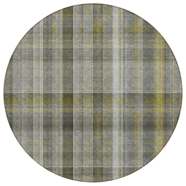 8' Grey Machine Woven Uv Treated Geometric Indoor Outdoor Round Area Rug 8' Grey Machine Woven Uv Treated Geometric Indoor Outdoor Round Area Rug