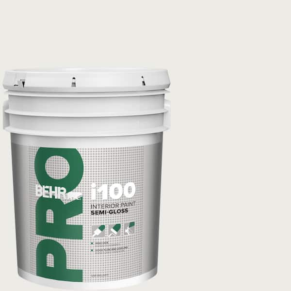5 gal. #BL-W14 White Semi-Gloss Interior Paint