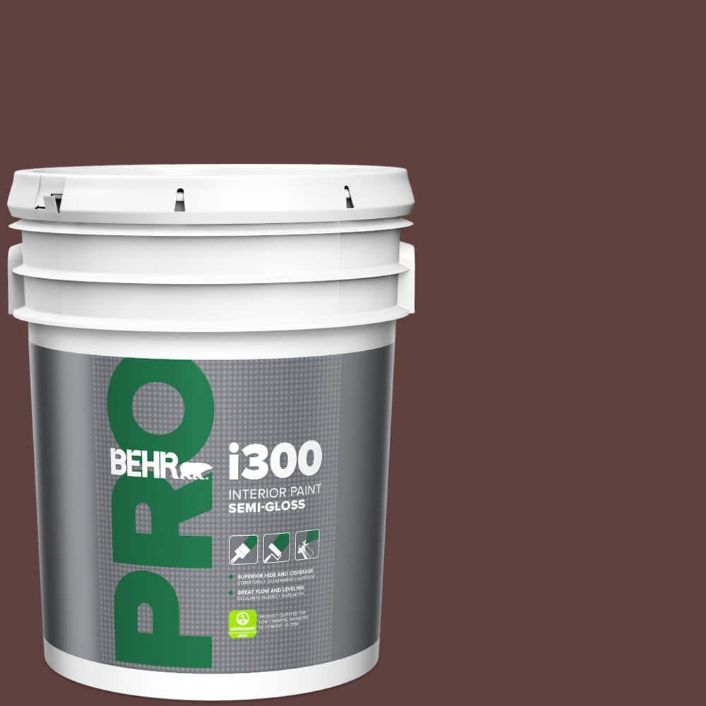 5 gal. #BXC-21 Chicory Root Semi-Gloss Interior Paint product image for price tracking