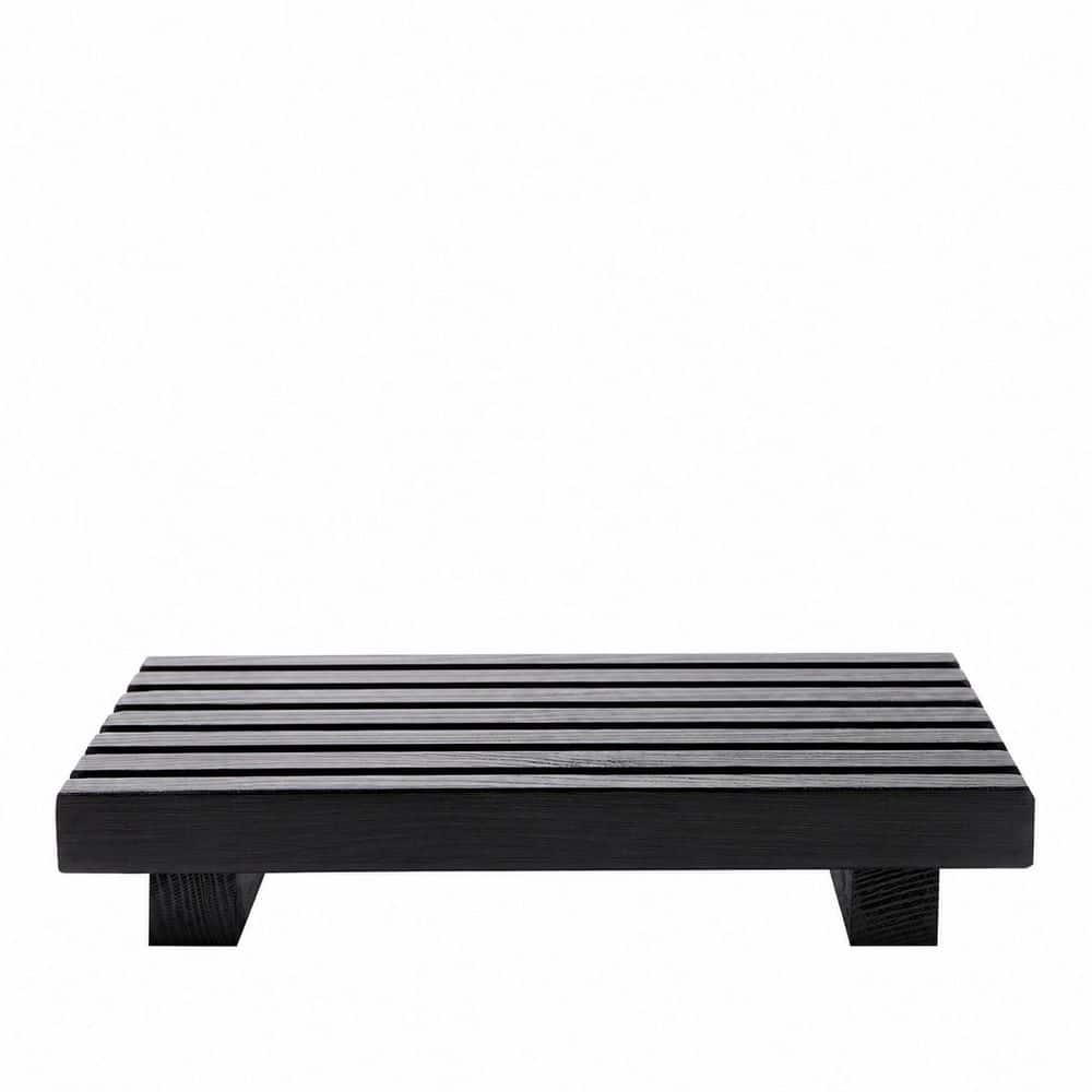 Small Wooden Bathroom Counter Organizer Tray 6 x 10 x 1.6 in Decorative Pedestal Stand for Soap and Sink price history on PriceWatchPro