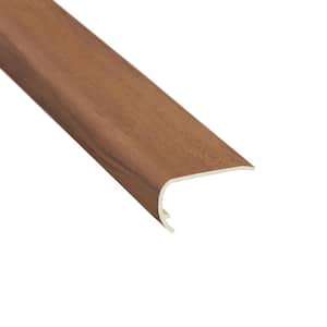 Performance Accessories Flint Grey 1.32 in. Thick x 1.88 in. Wide x 78.7 in. Length Vinyl Stair Nose Molding, Medium