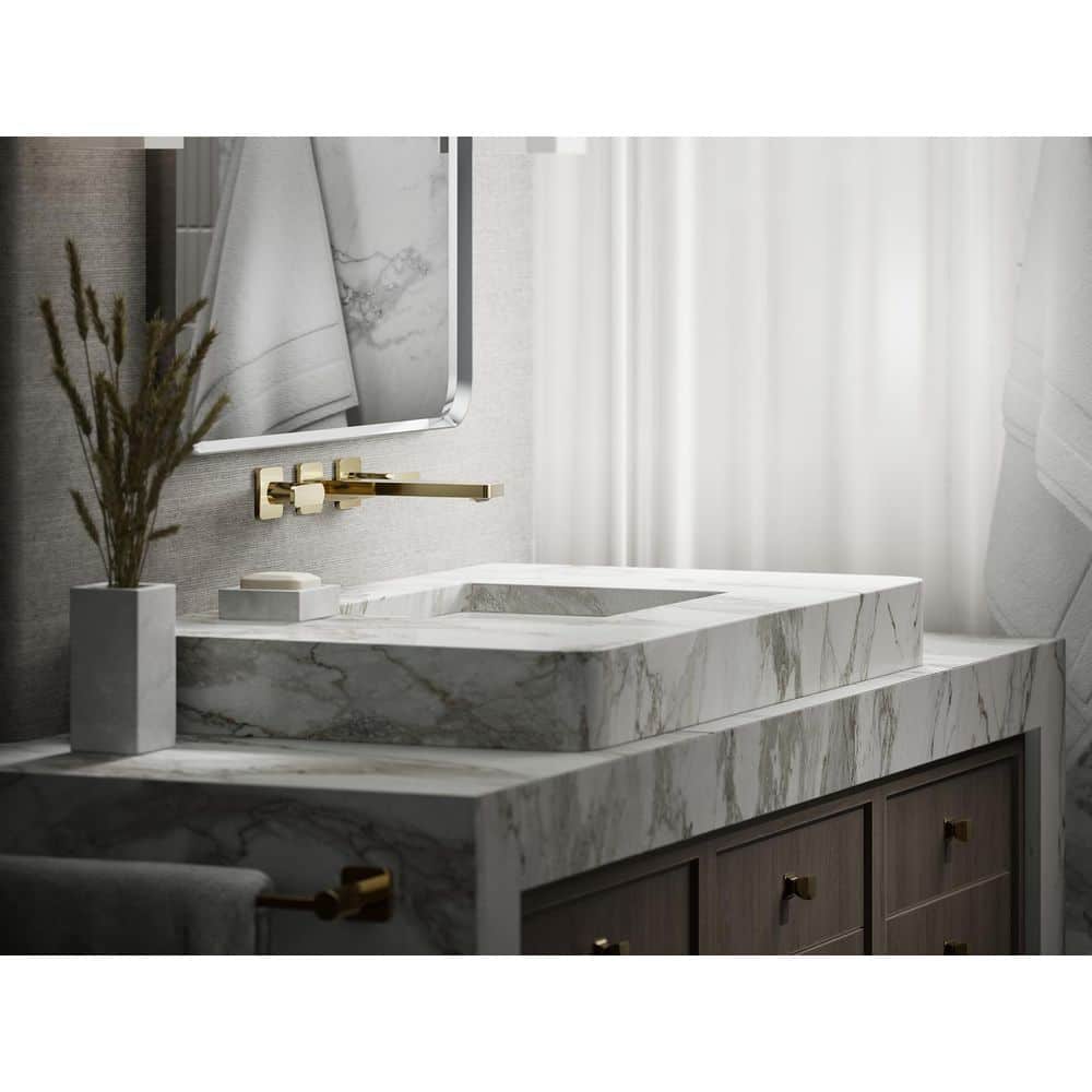 Polished Chrome 45" x 30" Rectangular Bathroom Vanity Mirror