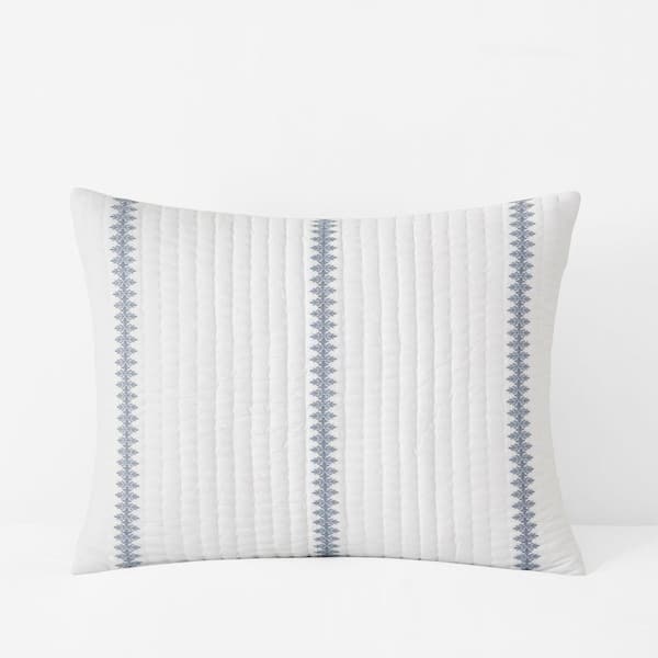 Legends Hotel Rishika Quilted White Cotton Sham