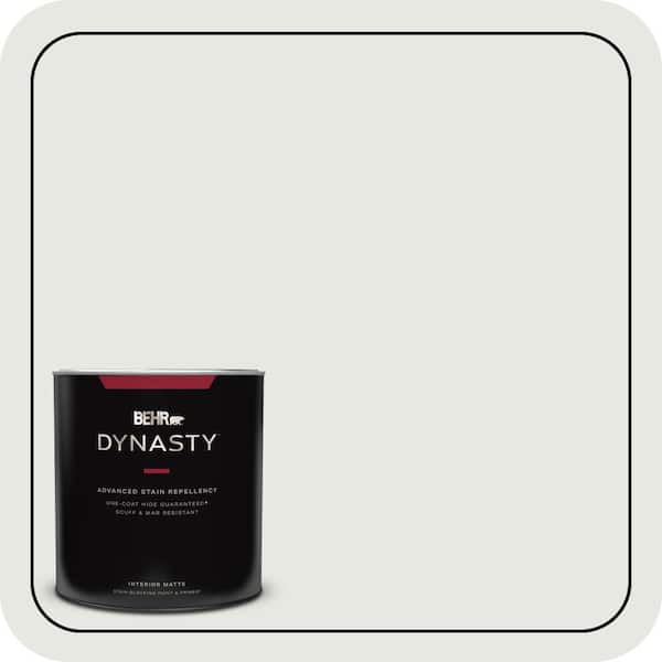 BEHR DYNASTY 1 qt. Home Decorators Collection #HDC-NT-10G Wedding Cake White Matte Interior Stain-Blocking Paint & Primer