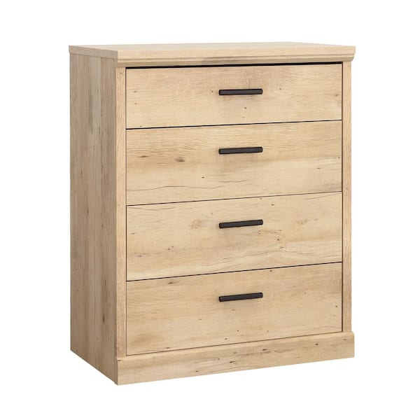 SAUDER Aspen Post Prime Oak 4-Drawer 33.543 in. Chest of Drawers