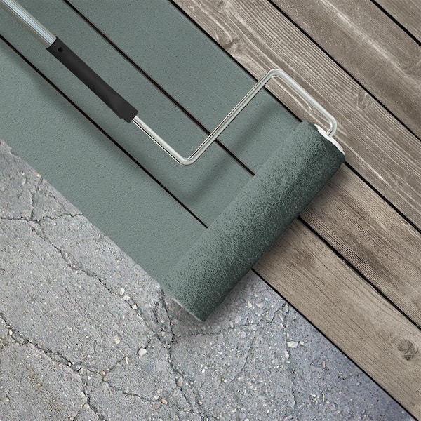 1 gal. #PPU12-16 Juniper Ash Textured Low-Lustre Enamel Interior/Exterior Porch and Patio Anti-Slip Floor Paint