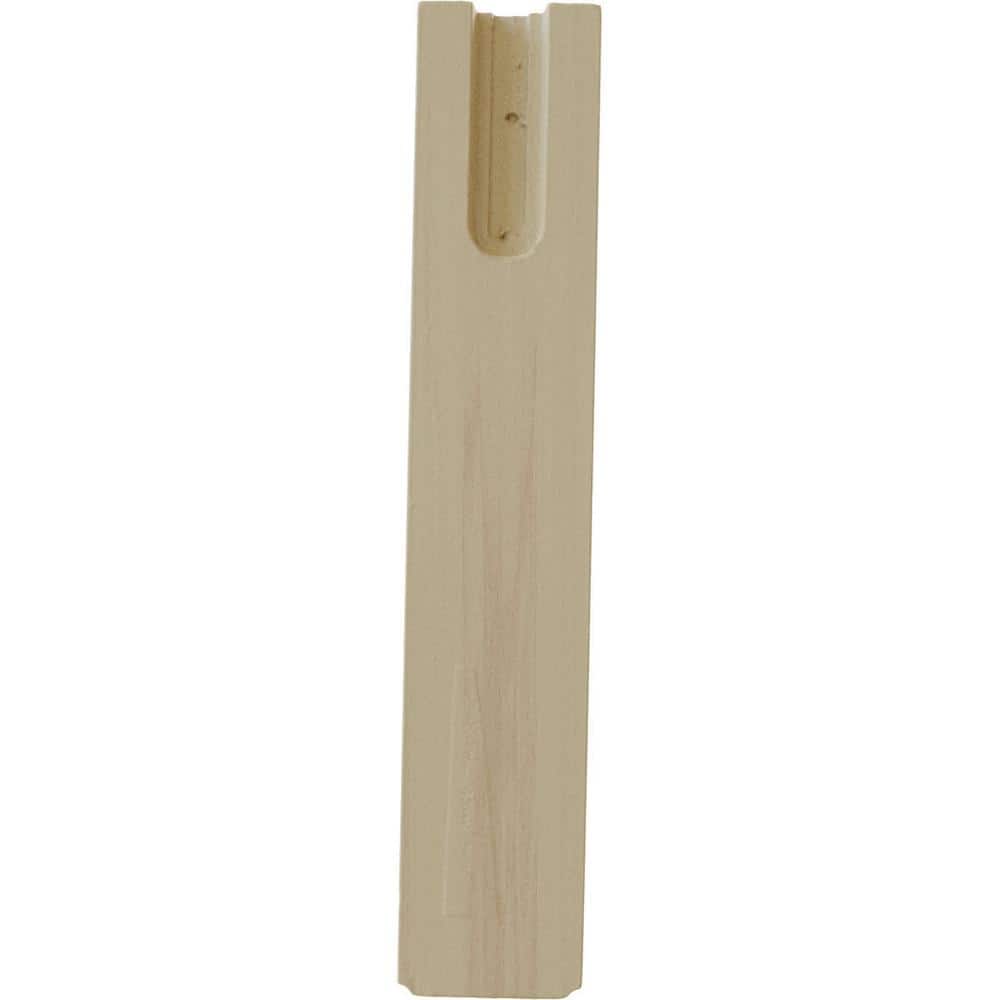 Unfinished Rubberwood Bedford Wood Bracket 1.75" W x 7.25" D x 9.5" H