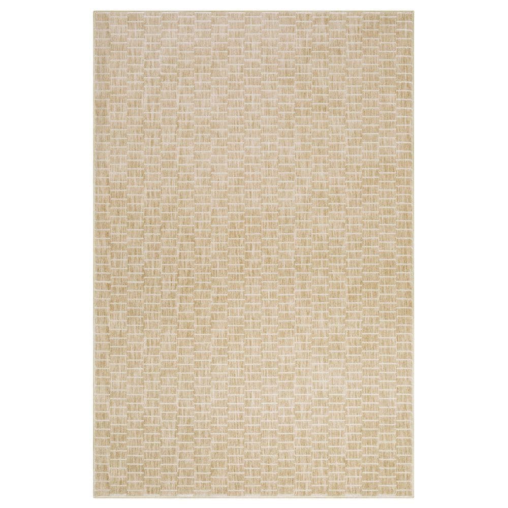Osiris 10 ft. x 13 ft. Gold/Beige Geometric Area Rug price history on PriceWatchPro