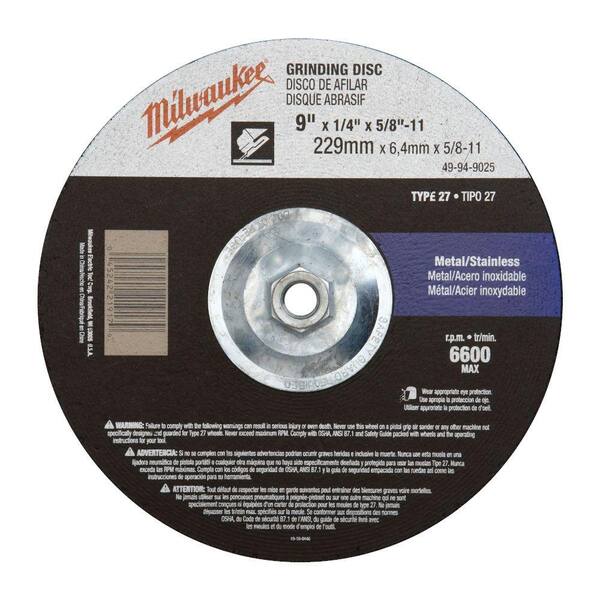 Grinding Wheel (Type 27) 49-94-9025 