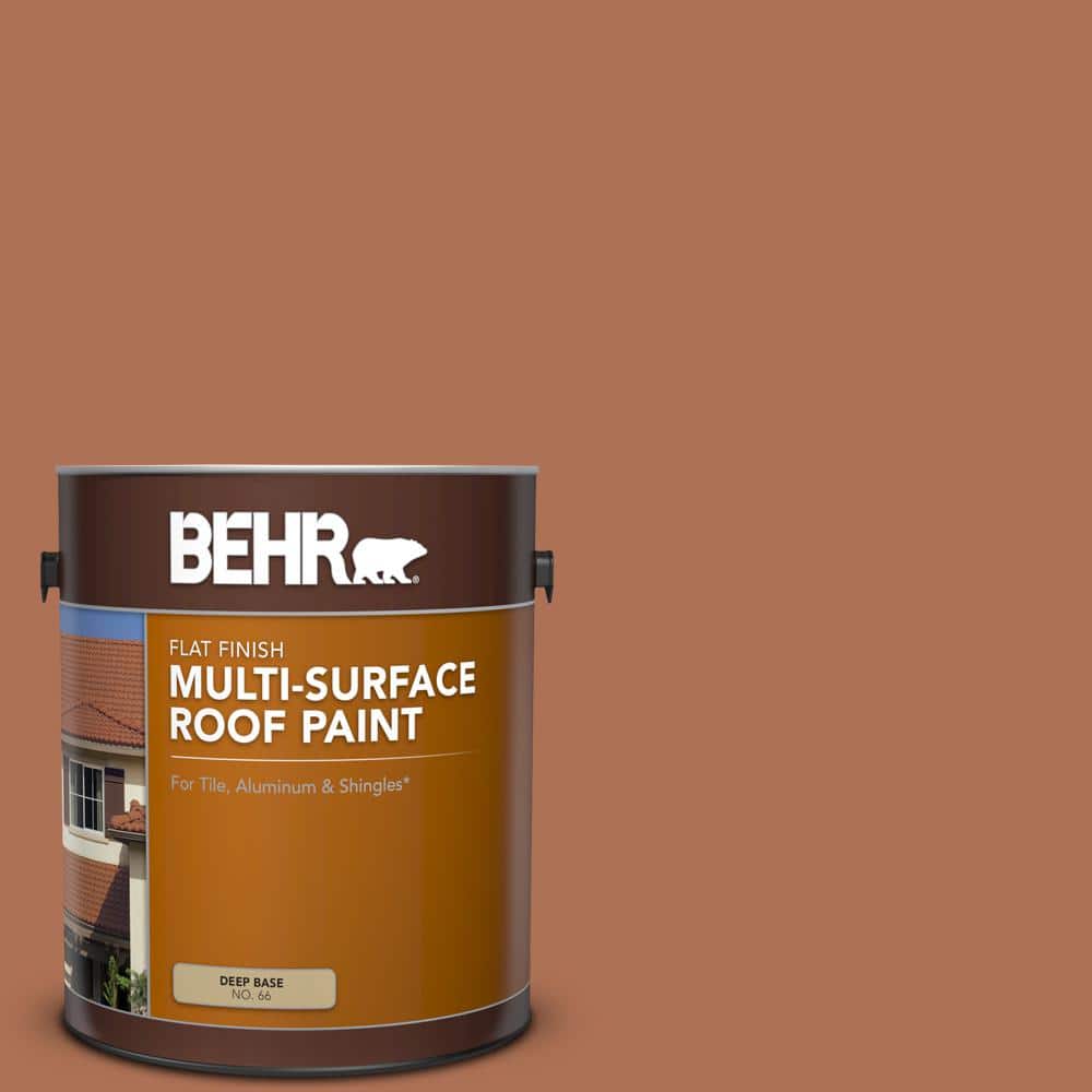1 gal. #PPU3-15 Glazed Pot Flat Multi-Surface Exterior Roof Paint