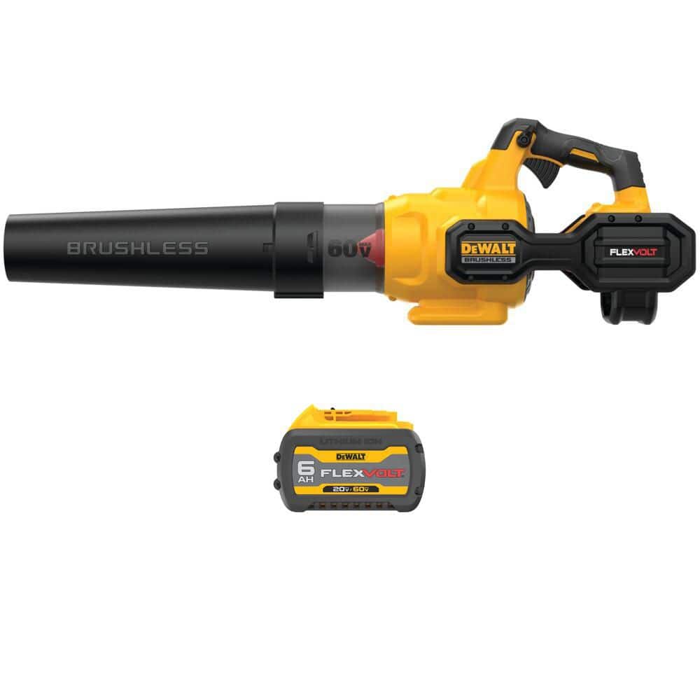 DEWALT FLEXVOLT 60V MAX 125 MPH 600 CFM Brushless Cordless Battery Powered Blower Kit w/ FLEXVOLT 3Ah & 2Ah Batteries & Charger (DCBL772X1WS623B)