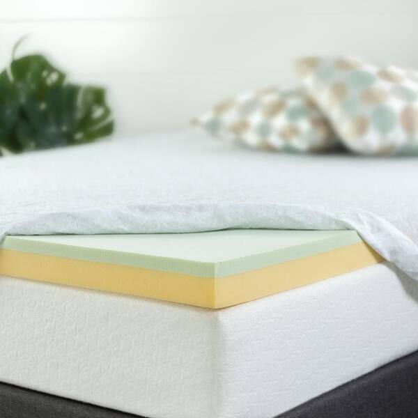 Zinus 3 in. Medium No Pocket Memory Foam Twin Mattress Topper HDGTFT