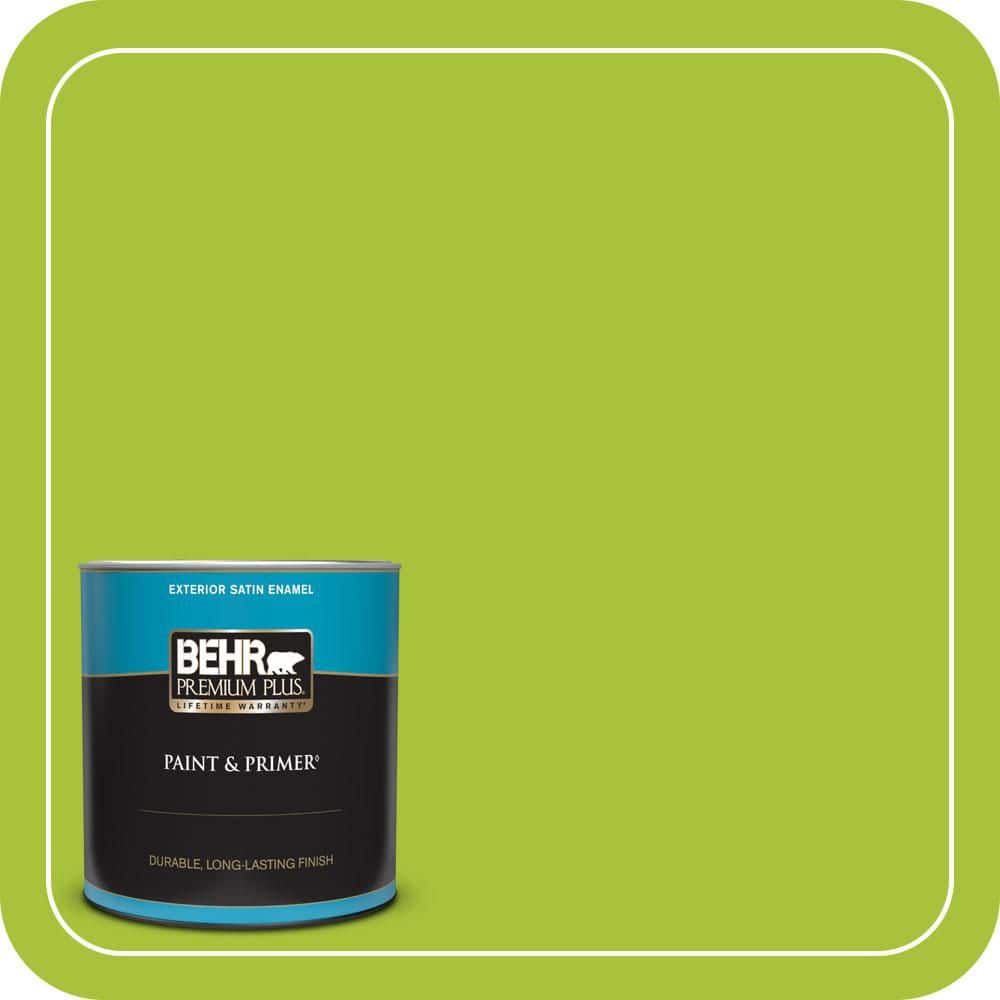 1 qt. #S-G-410 Green Crush Satin Enamel Exterior Paint & Primer price history on PriceWatchPro