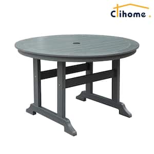 48 in. Outdoor Patio Round Dining Table