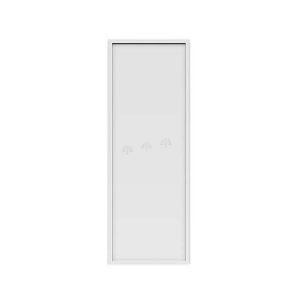 Slim Shaker Assembled 12 in. W x 42 in. H x 12 in. D Wall Kitchen Cabinet in White