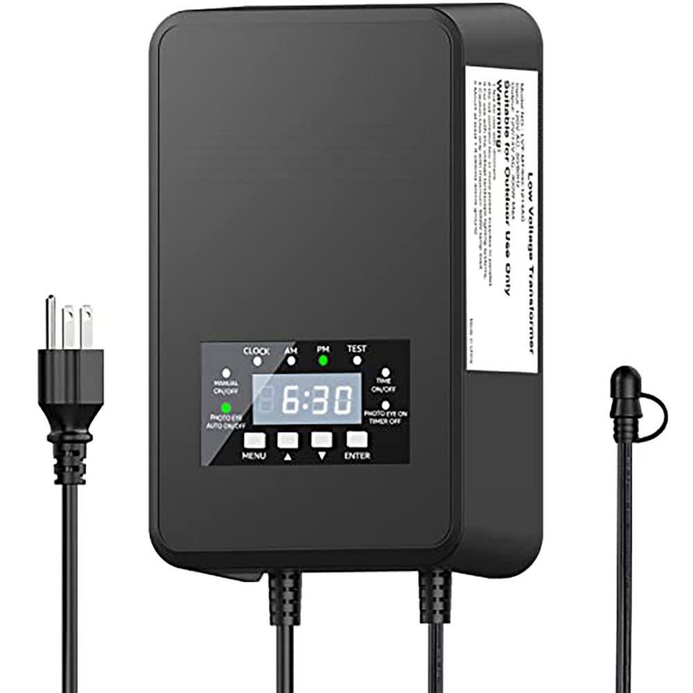 120W Low Voltage Transformer Outdoor Waterproof with Timer and Photocell Sensor for Landscape Lighting Systems price history on PriceWatchPro
