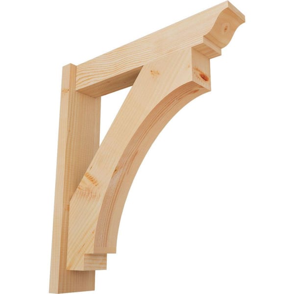 Ekena Millwork 6 in. x 28 in. x 24 in. Douglas Fir Imperial Traditional Smooth Outlooker