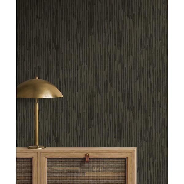 30.75 sq. ft. Wrought Iron by the Lines Vinyl Peel and Stick Wallpaper Roll