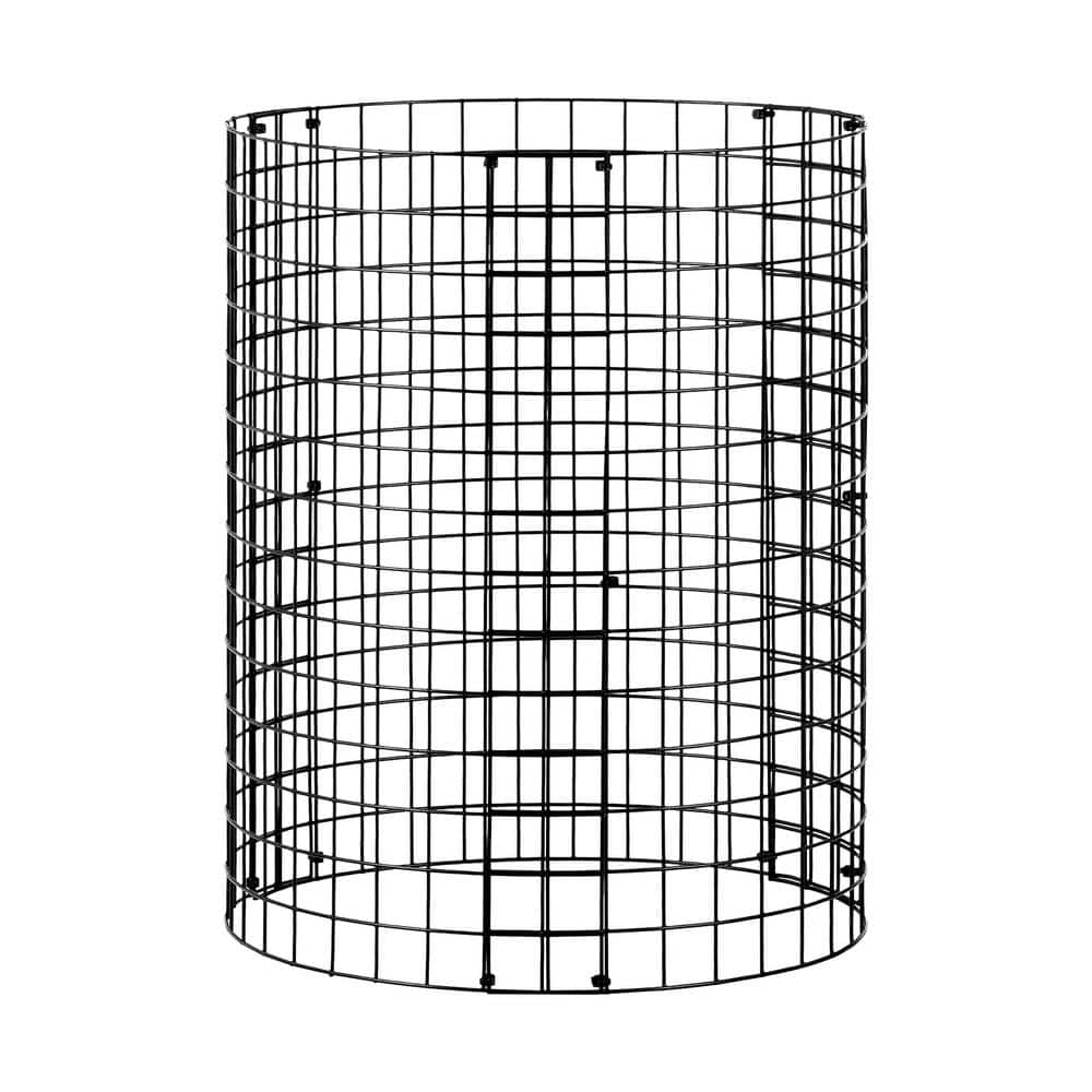 Black Metal Mesh Plant Protector Cage Set