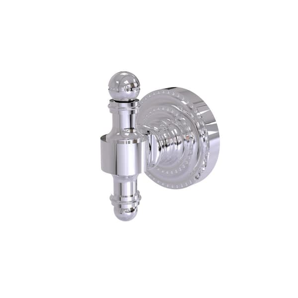 Allied Brass Retro Dot Collection J-Hook Robe/Towel Hook in Polished Chrome