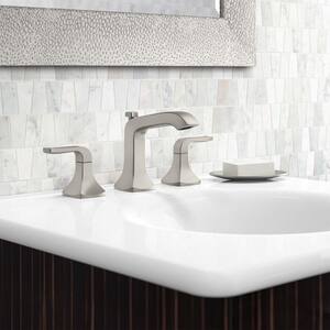 Rubicon 8 in. Widespread 2-Handle Bathroom Faucet in Vibrant Brushed Nickel