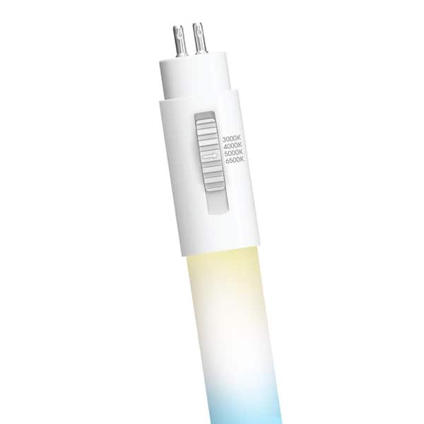 Feit Electric 12-Watt 21 in. T5 G5 Type B Ballast Bypass Linear LED Tube Light Bulb, Selectable White 3000K,4000K,5000K,6500K (1-Pack)