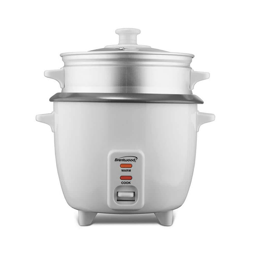 Brentwood 4 Cup Rice Cooker White Non-Stick with Steamer 98583293M ...