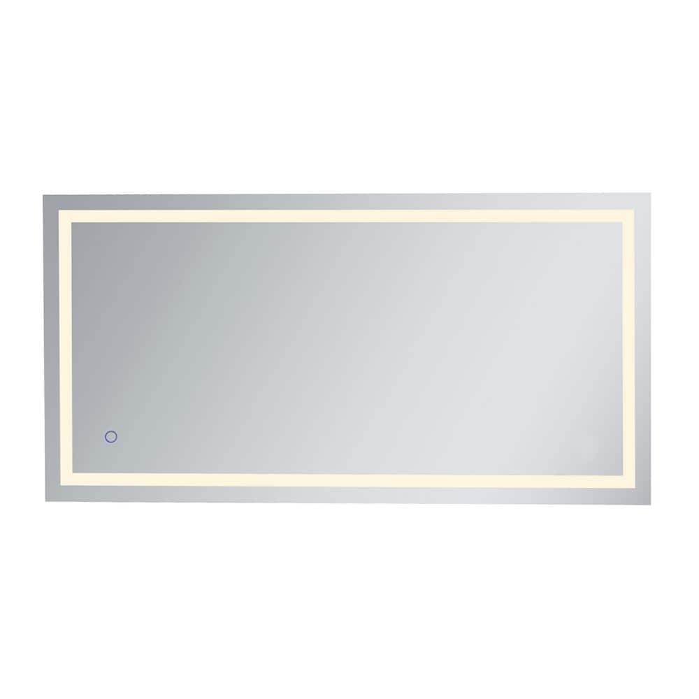Timeless 36 in. W x 72 in. H Framed Rectangular LED Light Bathroom Vanity M