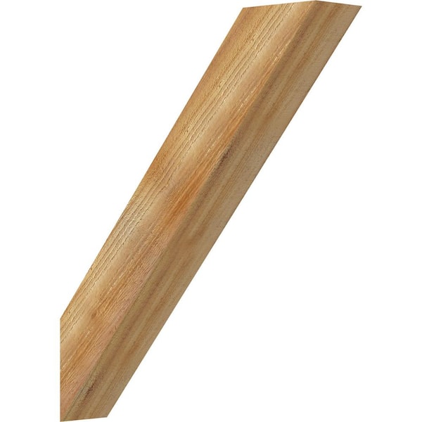 Ekena Millwork 4"W x 20"D x 24"H Traditional Rough Sawn Knee Brace, Western Red Cedar