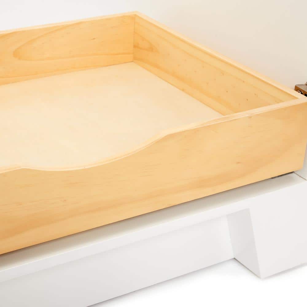 White 43" Single Sink Vanity with Marble Top