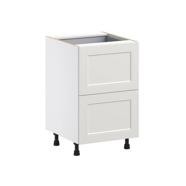 J COLLECTION Littleton Painted Gray Recessed Assembled 24 in. W x 34.5 in. H x 21 in. D Vanity 1 Drawer Base Kitchen Cabinet