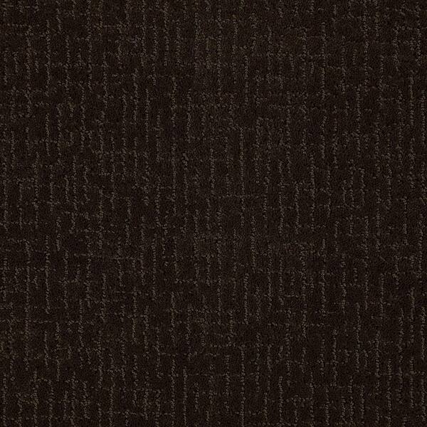 Lifeproof 8 in. x 8 in. Pattern Carpet Sample - Latice - Color Java Brown