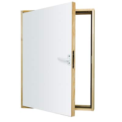 DWT 27 in. x 35 in. Wall Hatch Wood Thermo Insulated Access Door
