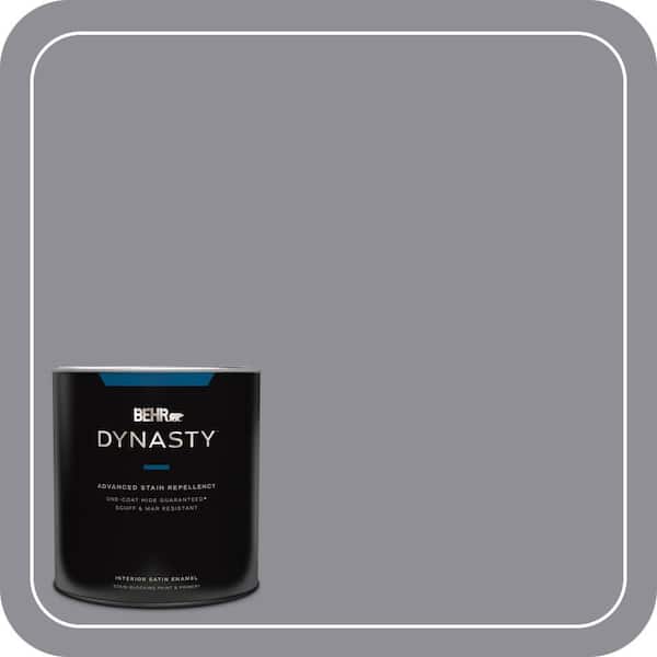 BEHR DYNASTY 1 qt. #ECC-23-2 Heather Field Satin Enamel Interior Stain-Blocking Paint & Primer