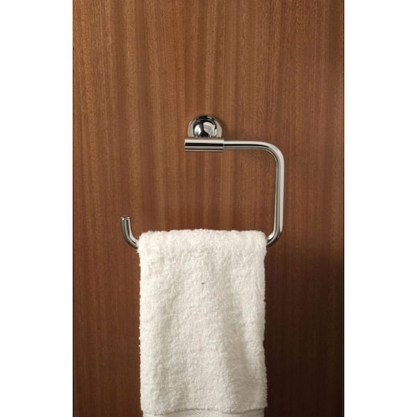 KOHLER Purist Towel Ring Bathroom Accessory in Polished Chrome K-14441-CP -  The Home Depot